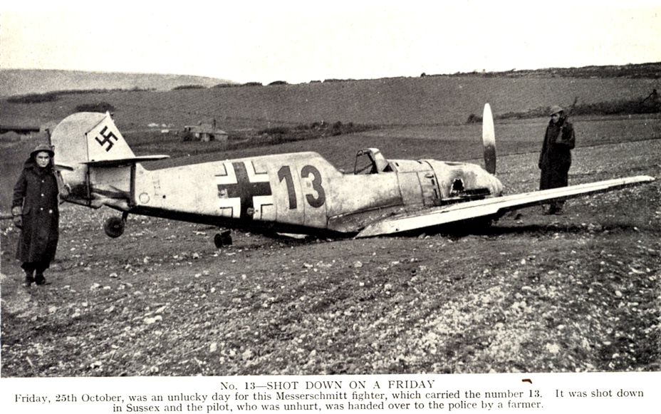 1 Me 109E 25.10.40 Gefr Raisinger